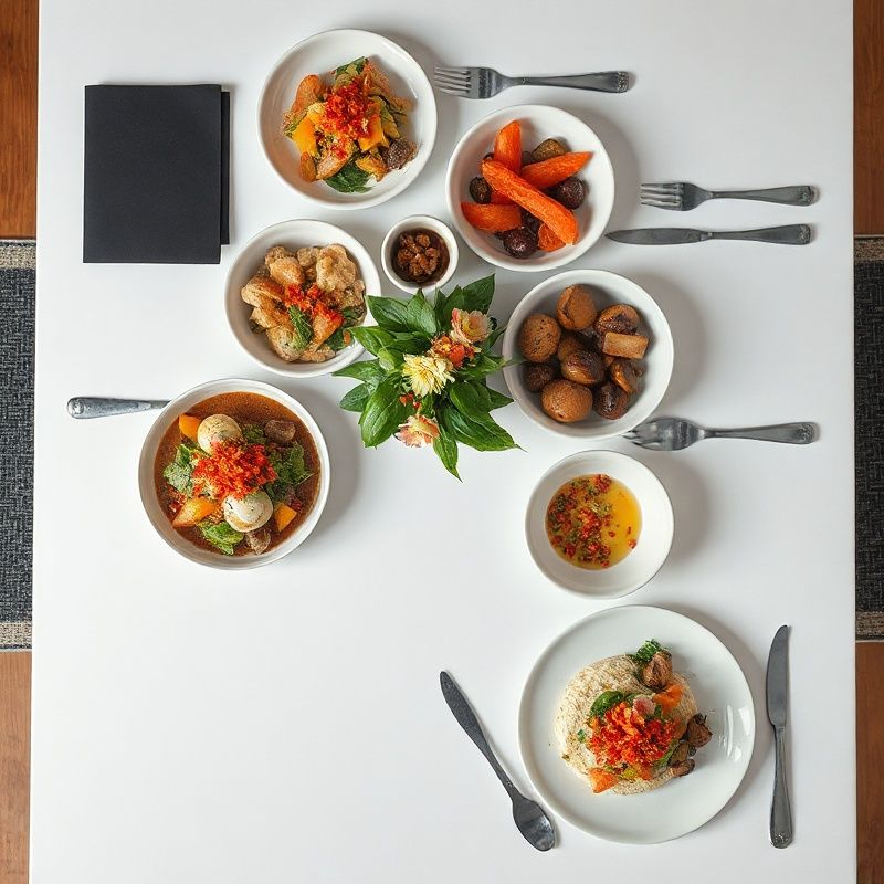 Refined corporate lunch spread on a Halifax boardroom table